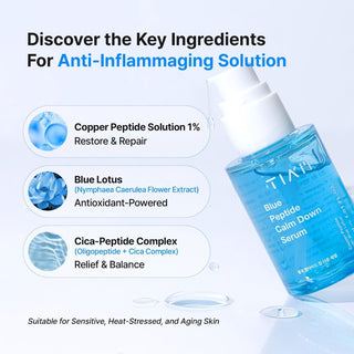 [TIAM] Blue Peptide Calm Down Serum 30ml - Diva Melody