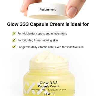 [TIAM] Glow 333 Capsule Cream 50ml - Diva Melody