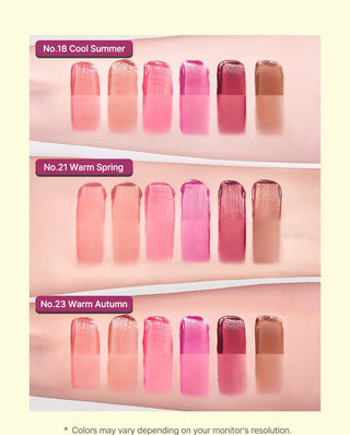 [Tiptoe] Blurlet Sorbet Tint 4ml - 6 Colors - Diva Melody
