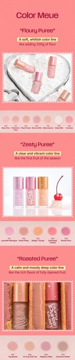 [Tiptoe] Blurry Puree Blush 5g - 16 Colors - Diva Melody