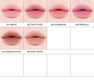 [Tiptoe] Mousse Tang Lip Matter - 6 Colors - Diva Melody