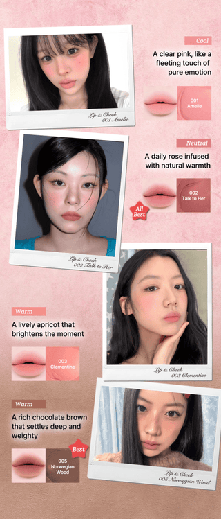 [Tiptoe] Mousse Tang Lip Matter - 6 Colors - Diva Melody