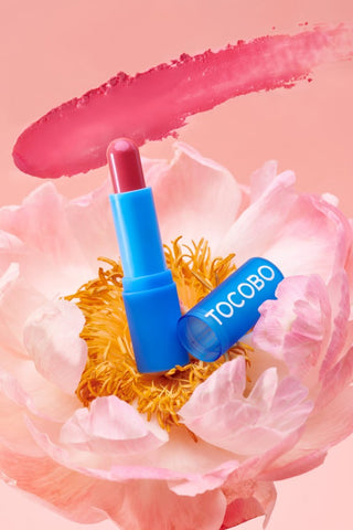 [Tocobo] Powder Cream Lip Balm 032 ROSE PETAL 3.5g - Diva Melody