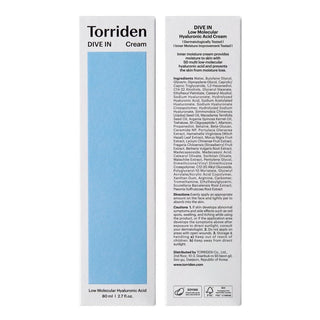 [Torriden] DIVE IN Low Molecular Hyaluronic Acid Cream 80ml - Diva Melody