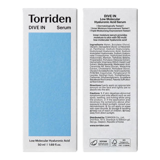 [Torriden] DIVE IN Low Molecular Hyaluronic Acid Serum 50ml - Diva Melody