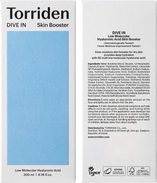 [Torriden] DIVE IN Low Molecular Hyaluronic Acid Skin Booster 200ml - Diva Melody
