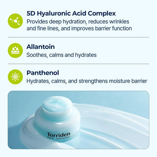 [Torriden] DIVE IN Low Molecular Hyaluronic Acid Soothing Cream 100ml - Diva Melody