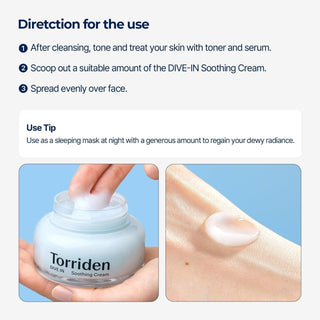 [Torriden] DIVE IN Low Molecular Hyaluronic Acid Soothing Cream 100ml - Diva Melody