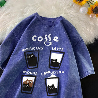 Trendy Cat Couple T-Shirt - Diva Melody