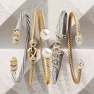 Trendy Luxury Stackable Bangle Cuff Bracelets - Diva Melody