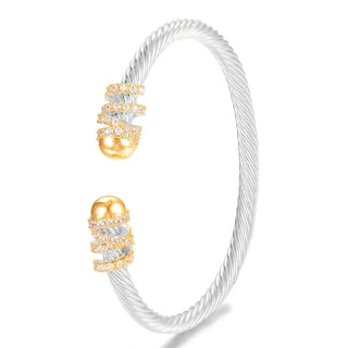 Trendy Luxury Stackable Bangle Cuff Bracelets - Diva Melody