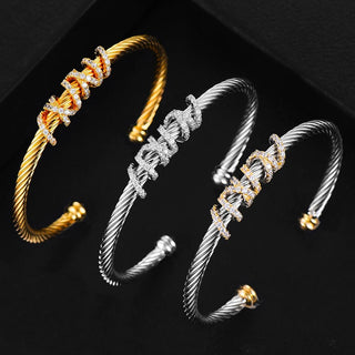 Trendy Luxury Stackable Bangle Cuff Bracelets - Diva Melody