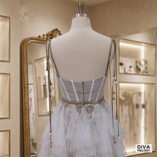 Tulle Ruffle Fashion Bridal Gown - Diva Melody
