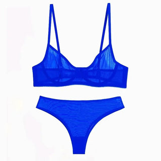 Ultra - Thin Lace Mesh Lingerie Set - Diva Melody