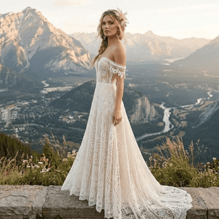 Unique Boho Bridal Gown - Diva Melody
