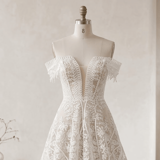 Unique Boho Bridal Gown - Diva Melody
