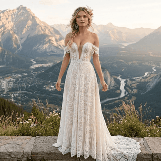 Unique Boho Bridal Gown - Diva Melody