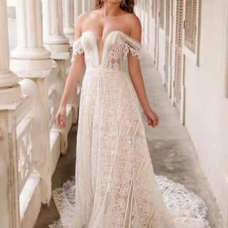 Unique Boho Bridal Gown - Diva Melody