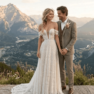 Unique Boho Bridal Gown - Diva Melody