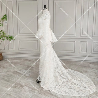 Unique Lace Mermaid Wedding Dress - Diva Melody