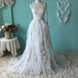 Unique Lace Wedding Dress - Diva Melody