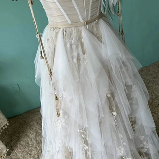 Unique Lace Wedding Dress - Diva Melody