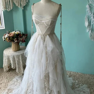 Unique Lace Wedding Dress - Diva Melody