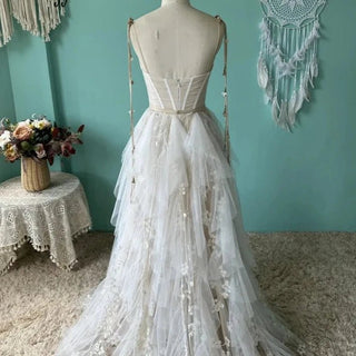 Unique Lace Wedding Dress - Diva Melody