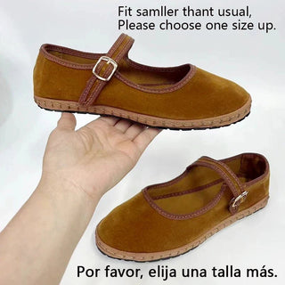 Velvet Ballet Flat Shoes - Diva Melody