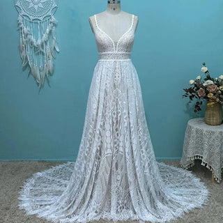 Vintage Boho Wedding Gown - Diva Melody