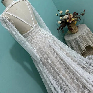 Vintage Boho Wedding Gown - Diva Melody