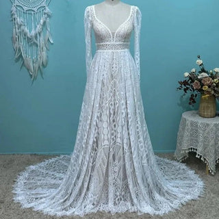 Vintage Boho Wedding Gown - Diva Melody