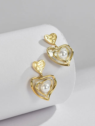 Vintage Faux Pearl Stud Earrings - Diva Melody