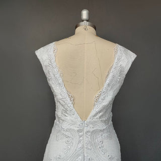 Vintage Lace Boho Wedding Dress - Diva Melody