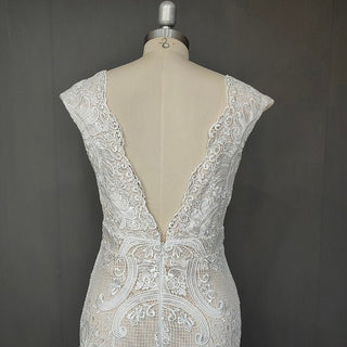 Vintage Lace Boho Wedding Dress - Diva Melody