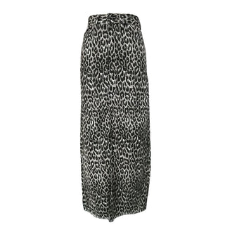 Vintage Leopard Split Maxi Skirt - Diva Melody