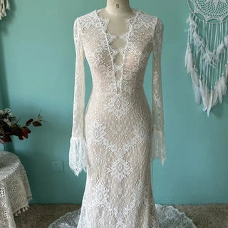 Vintage Long Sleeve Bridal Gown - Diva Melody