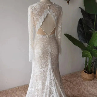 Vintage Mermaid Wedding Dress - Diva Melody