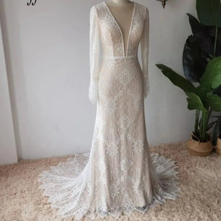 Vintage Mermaid Wedding Dress - Diva Melody