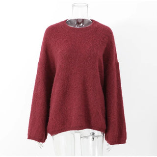 Vintage Red Knit Sweater - Diva Melody