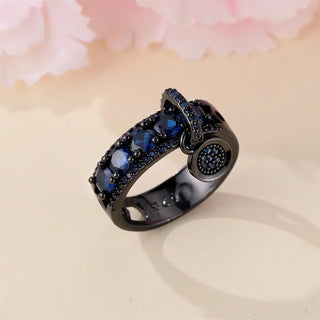 Vintage Royal Blue Stone Rings Jewelry Gifts - Diva Melody