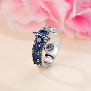 Vintage Royal Blue Stone Rings Jewelry Gifts - Diva Melody