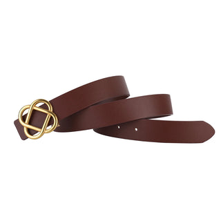 Vintage Suede Skinny Belt - Diva Melody