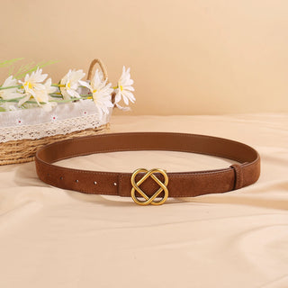 Vintage Suede Skinny Belt - Diva Melody