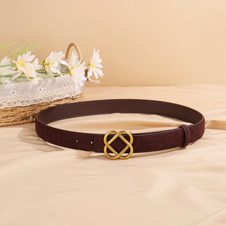 Vintage Suede Skinny Belt - Diva Melody