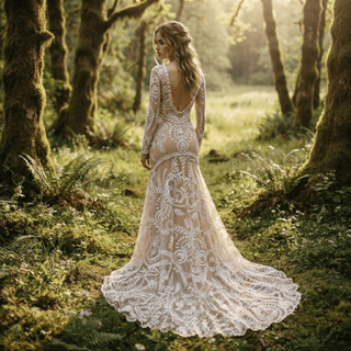 Vintage Two pieces Wedding Dress - Diva Melody
