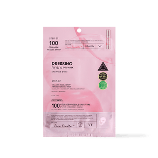 [VT Cosmetics] COLLAGEN Reedle Shot 100 2STEP Hydrogel Mask - 2type - Diva Melody