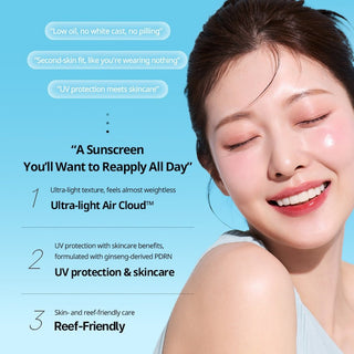 [VT Cosmetics] PDRN Air Cloud Sunscreen 50ml - Diva Melody