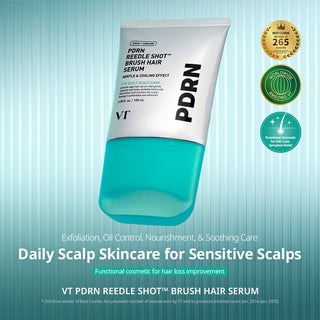[VT Cosmetics] PDRN Reedle Shot Brush Hair Serum 100ml - Diva Melody