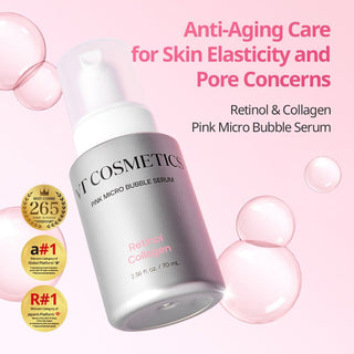 [VT Cosmetics] Retinol Collagen Pink Micro Bubble Serum 70ml - Diva Melody